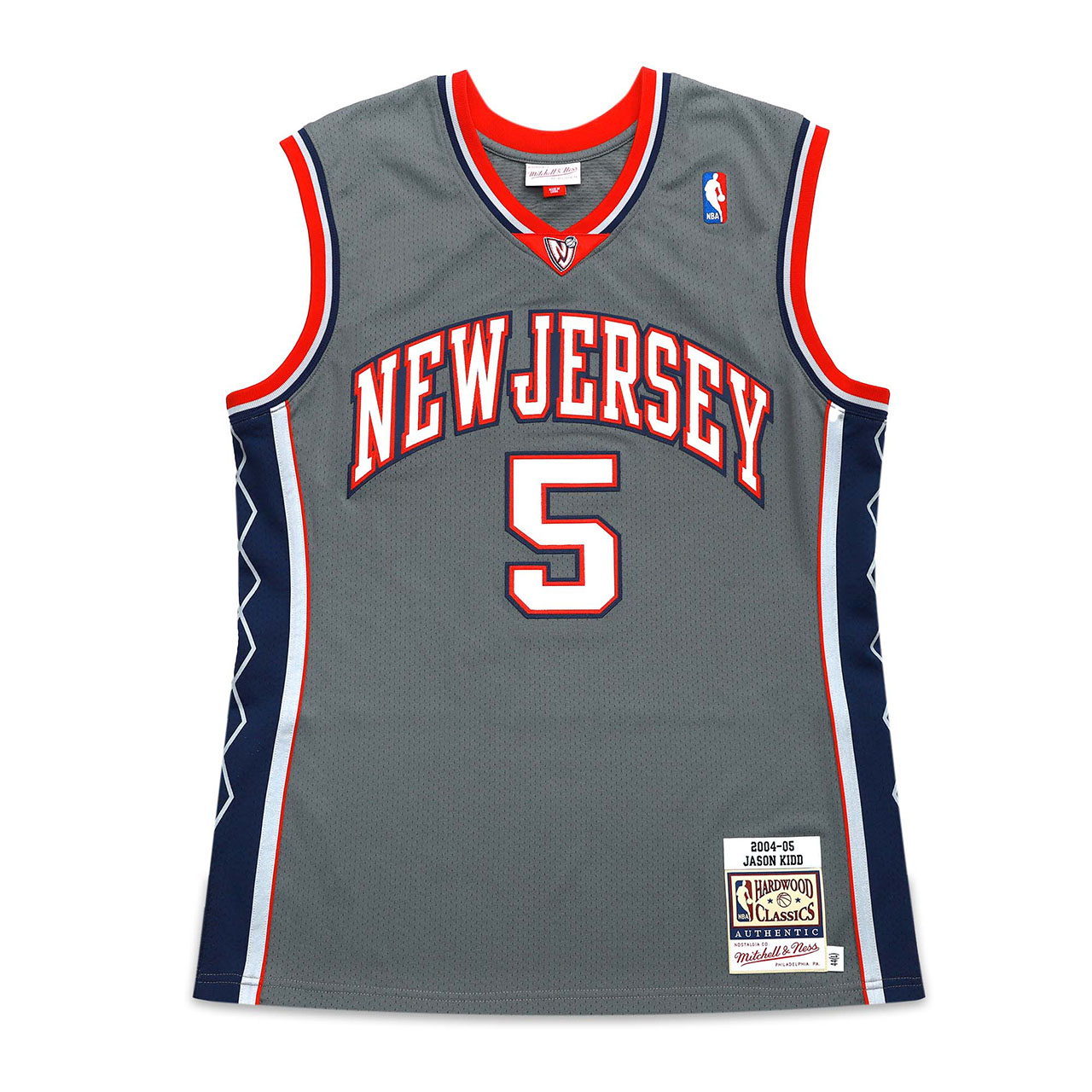 Mitchell & Ness NBA Authentic New Jersey Nets Alternate 04/05 Basketball Jersey 'Jason Kidd' AJY44180-NJN04JKIPWGY