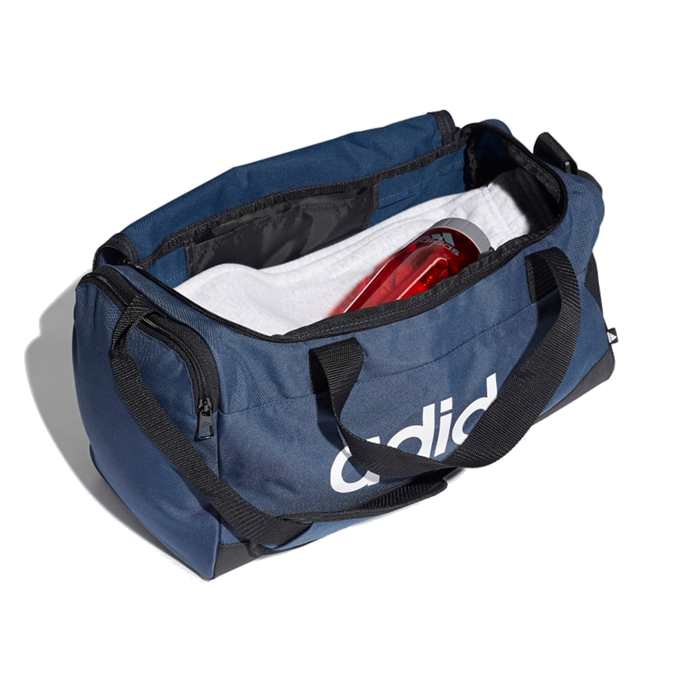 adidas Essentials Logo Duffel Bag Extra Small 'Teal Black' GN2035