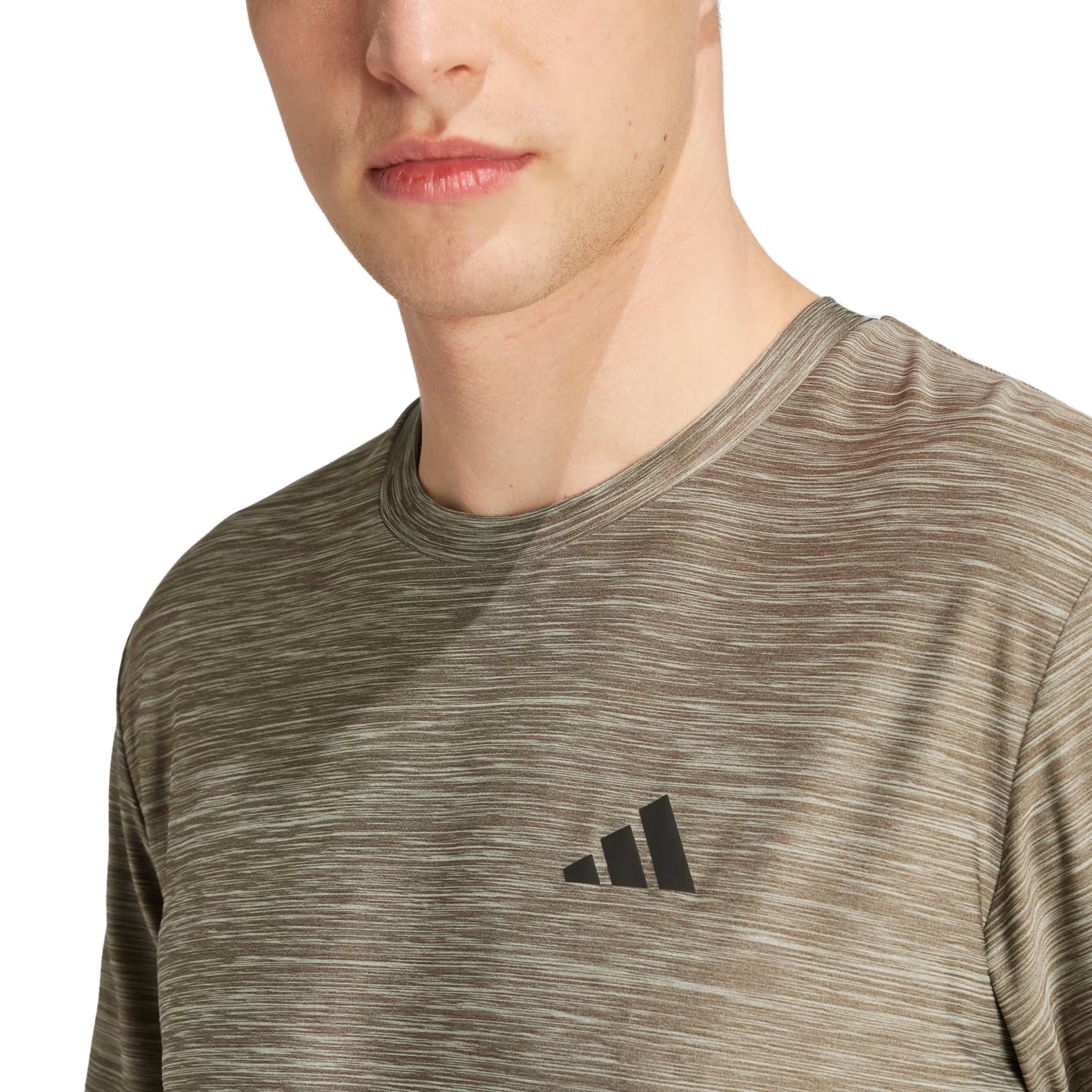 adidas Train Essentials Stretch Training T-Shirt Asia Sizing 'Olive Green' IW3363