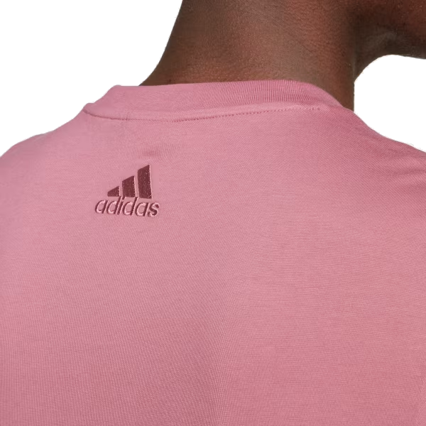 adidas Essentials Single Jersey Big Logo T-Shirt Asia Sizing 'Pink' IX0137