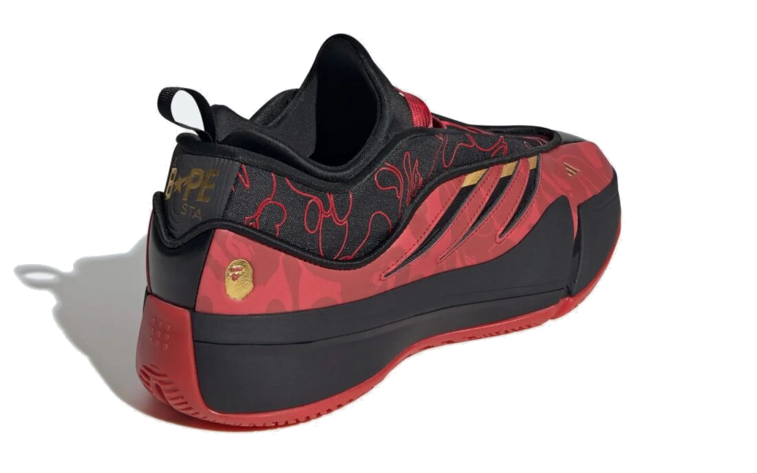 adidas x A Bathing Ape Dame 9 'Better Scarlet' IH0786