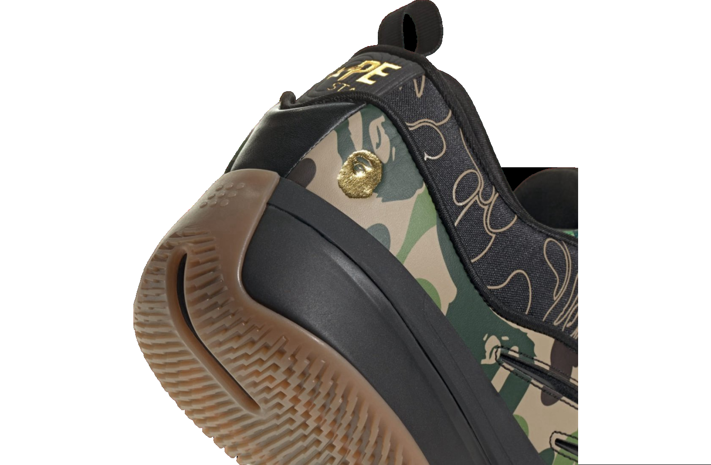 adidas x A Bathing Ape Dame 9 'Core Black Camo' JH6358