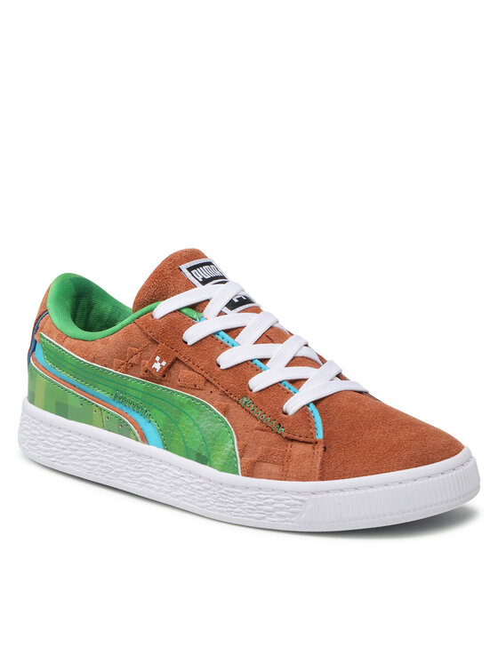 (TD) PUMA x Minecraft Suede 'Grass Block' 384487-01