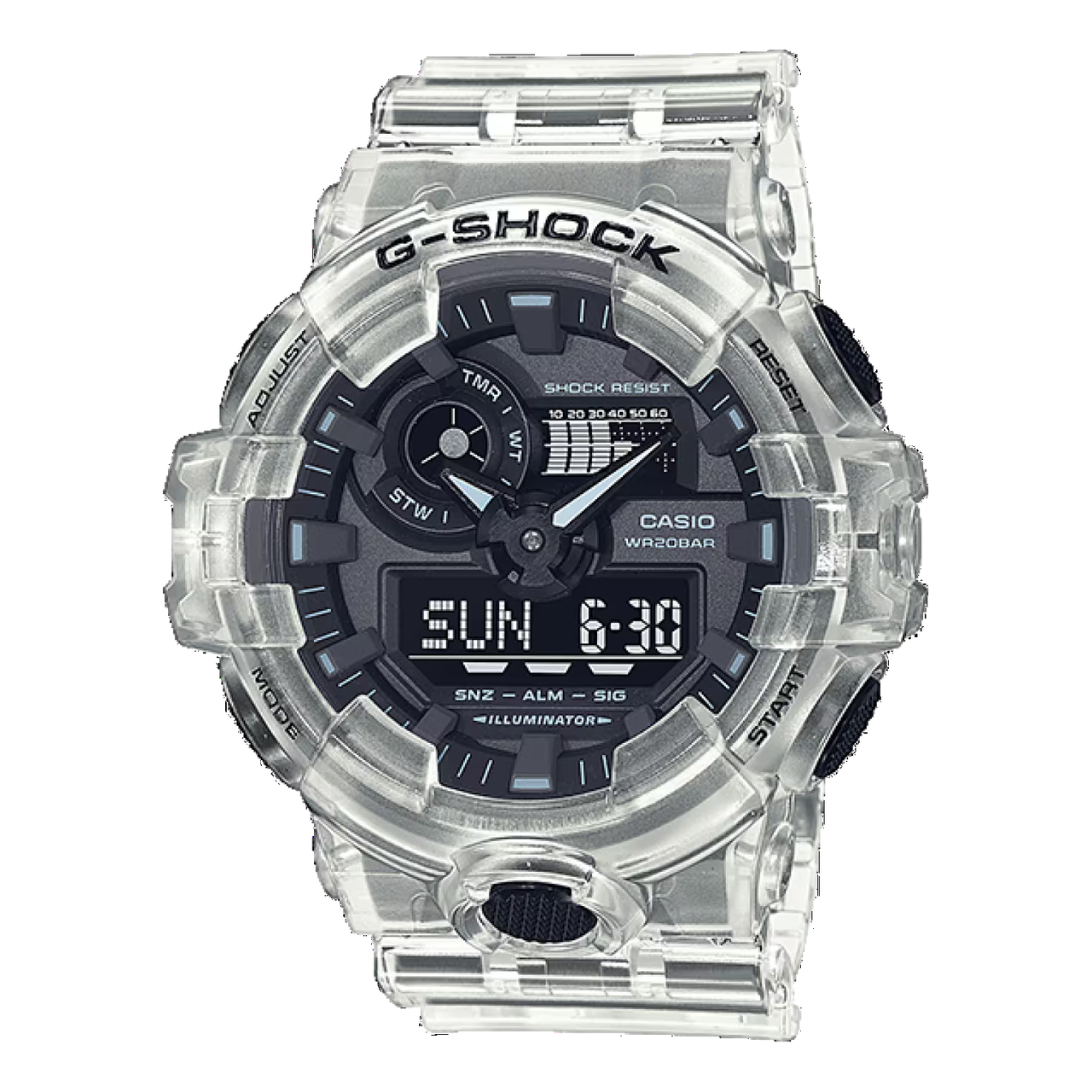 CASIO G-Shock Analog-Digital 'White' GA-700SKE-7APRP