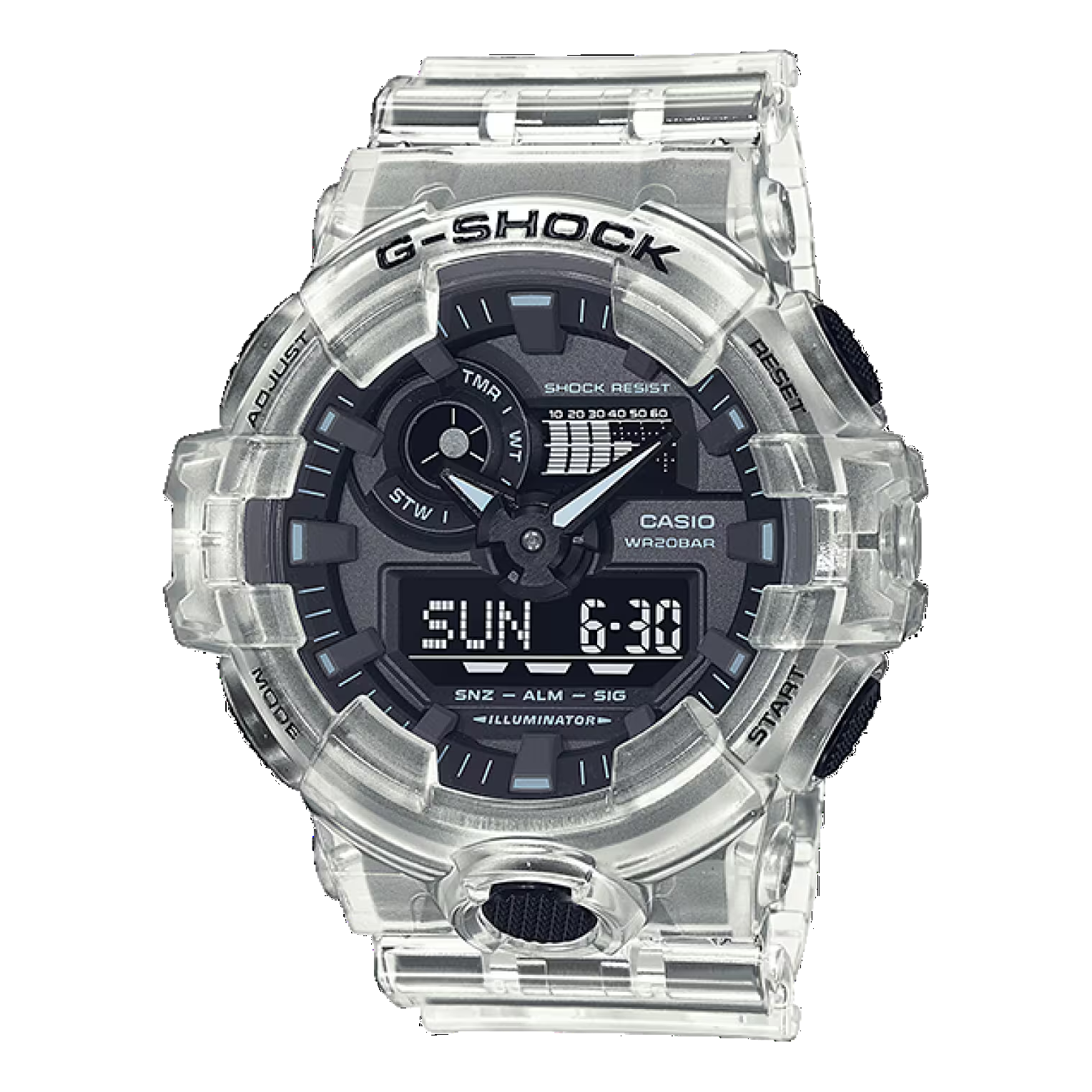 CASIO G-Shock Analog-Digital 'White' GA-700SKE-7APRP