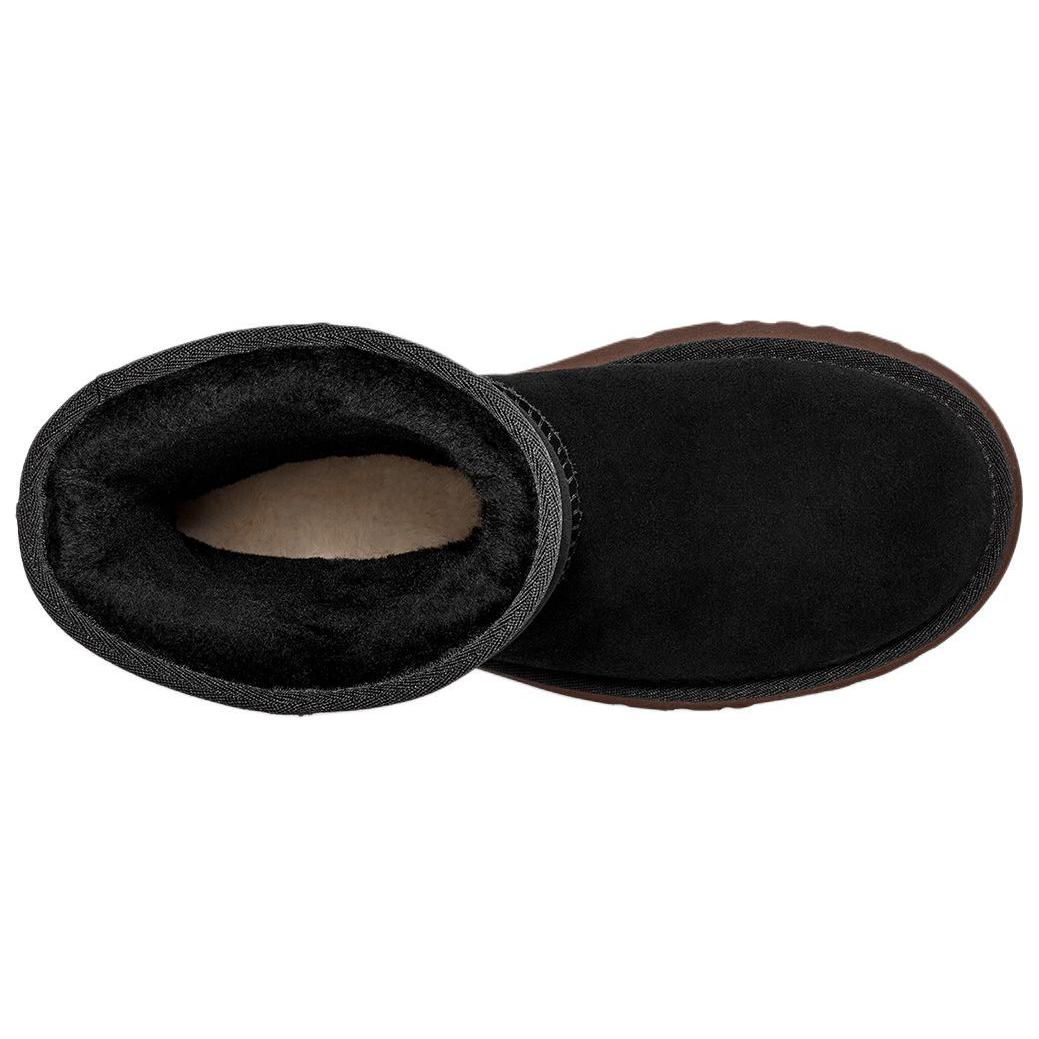 (WMNS) UGG Classic Short New Heights 'Black' 1158310-BLK