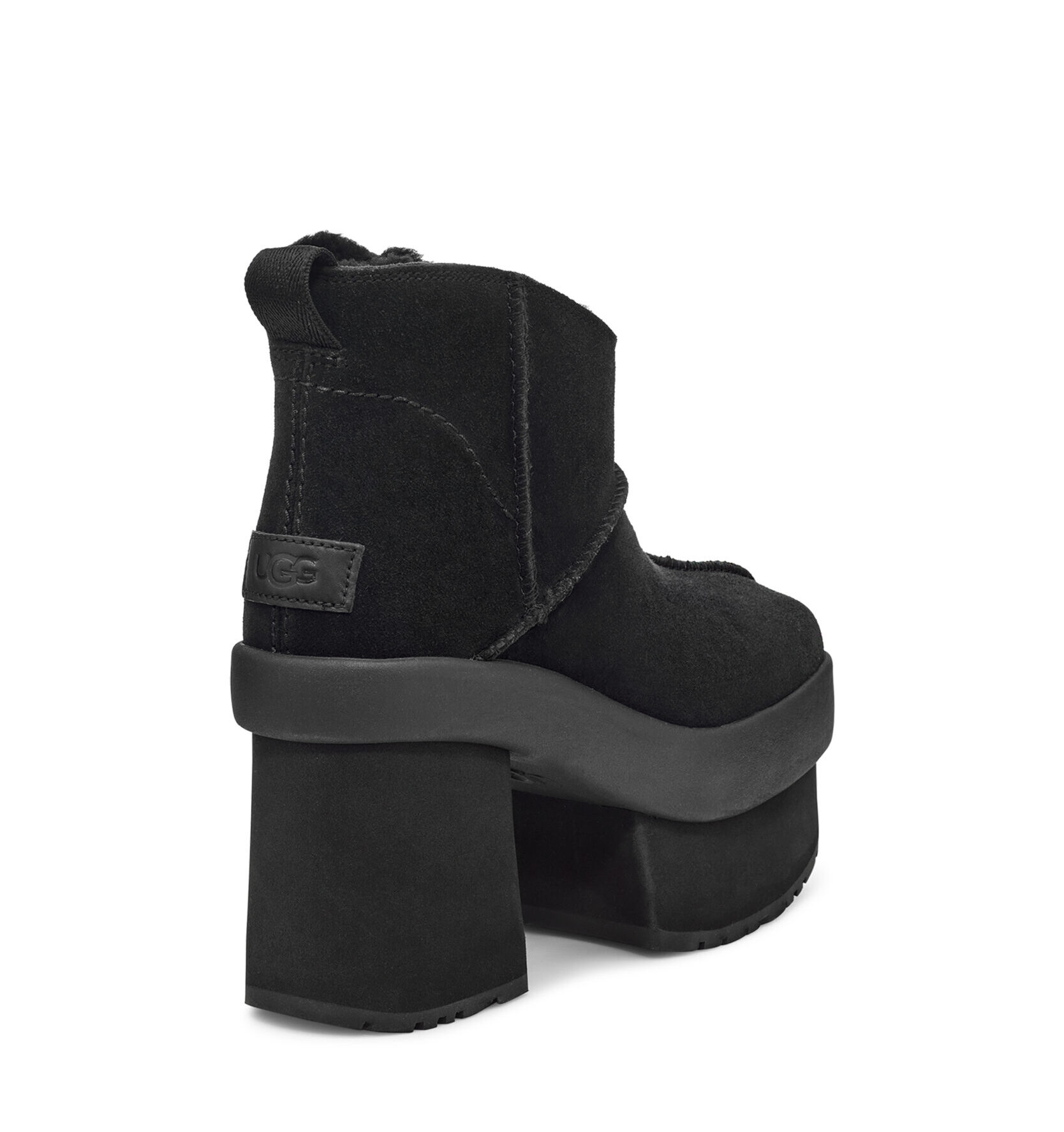 (WMNS) UGG New Heights Platform Mini 'Black' 1157910-BLK