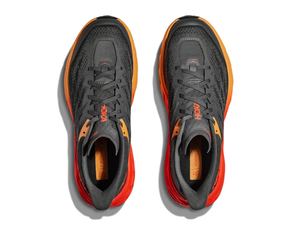 HOKA ONE ONE Speedgoat 5 'Dark Grey Orange' 1123157-CFLM