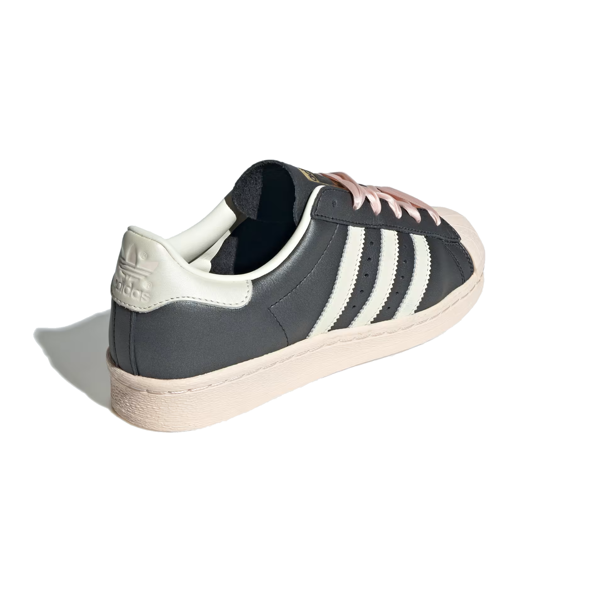 (WMNS) adidas Superstar 82 'Black Pink Ribbon Laces' ID1423