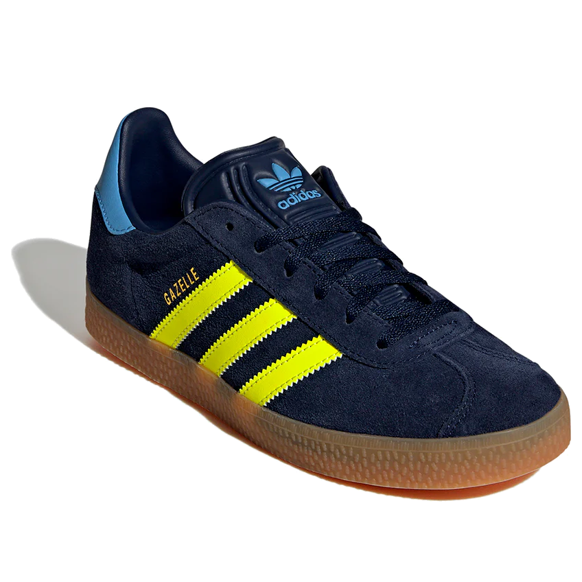(GS) adidas Gazelle 'Night Indigo Solar Yellow'  IH2795