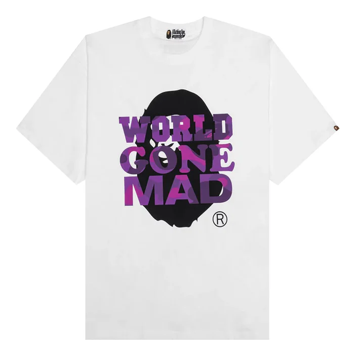 A Bathing Ape WGM T-Shirt 'White' 0ZXTEM109062LWHX