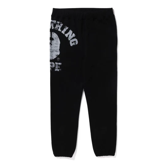 A Bathing Ape Big College Sweatpants 'Black' 001PTJ801001MBLK