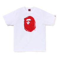 A Bathing Ape 30th Anniversary #1 T-Shirt 'White Red' 001TEJ701001FWH