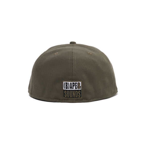 A Bathing Ape NYC logo New Era Cap 'Olive' 001CPJ831901COLD