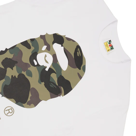 A Bathing Ape 1st Camo T-Shirt 'White' 0ZXTEM110009MWHM