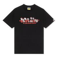 A Bathing Ape Christmas Baby Milo T-Shirt 'Black' 002TEJ701004FBLK
