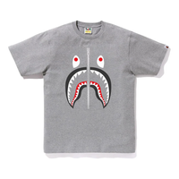 A Bathing Ape Shark T-Shirt 'Grey' 001TEK301003MGRA