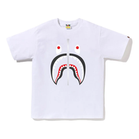 A Bathing Ape Shark T-Shirt 'White' 001TEK301003MWHT