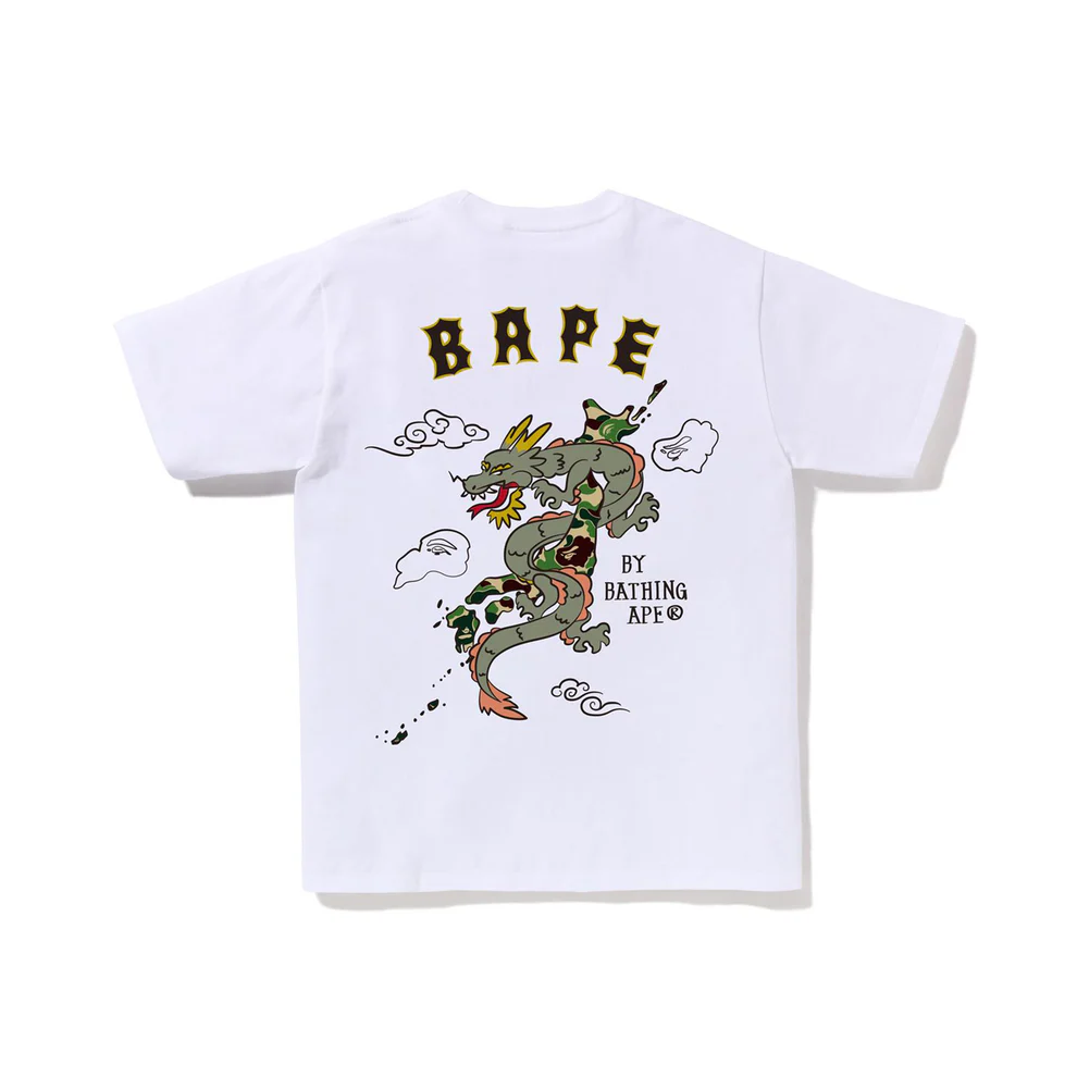 A Bathing Ape Souvenir Graphic T-Shirt 'White' 001TEK301049MWHT
