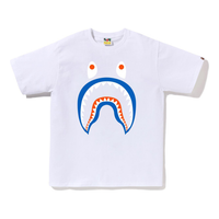 A Bathing Ape Colors Shark Ponr T-Shirt 'White' 0ZXTEM110016MWHX