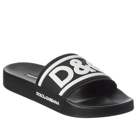 Dolce & Gabbana Logo Slides 'Black' CS2072AQ858-89690