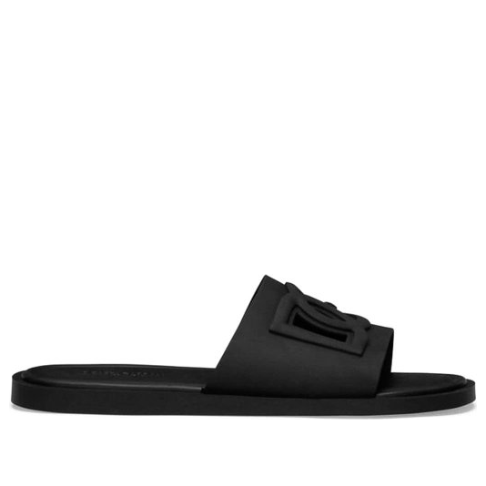 Dolce & Gabbana Tonal Logo Slides 'Black' CS2215AN994-80999