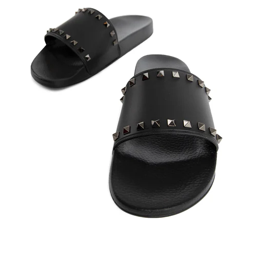 Valentino Rockstud Slides 'Black' 4Y2S0873JGC0NO