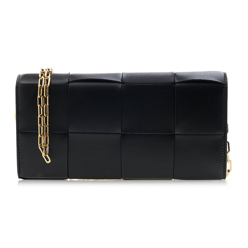 (WMNS) Bottega Veneta Cassette Cha 'Black' 742098-VCQC4-8425
