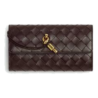 (WMNS) Bottega Veneta Andiamo Large Flap Wallet 'Brown' 741504-VCPP3-2190
