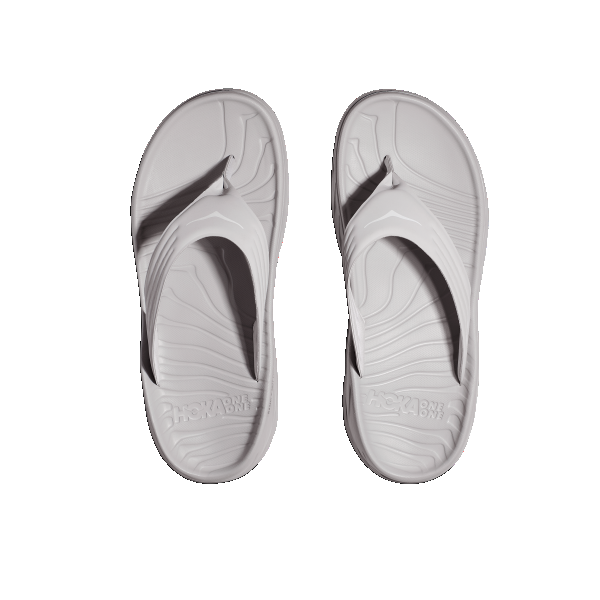 HOKA ONE ONE Ora Recovery Flip 'Lunar Rock White' 1099675-LRWH
