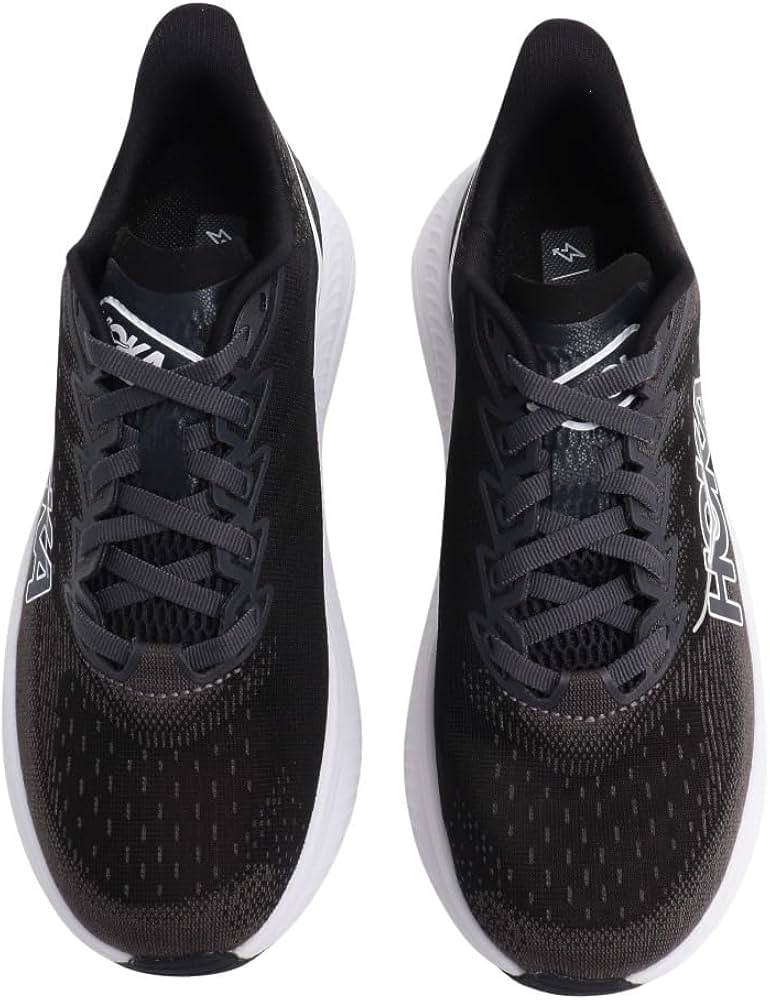 (WMNS) HOKA ONE ONE Mach 6 'Black White' 1147810-BWHT
