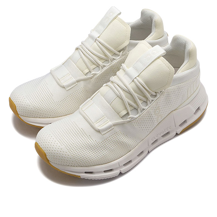 (WMNS) On Running Cloudnova 'Undyed White' 77.98486