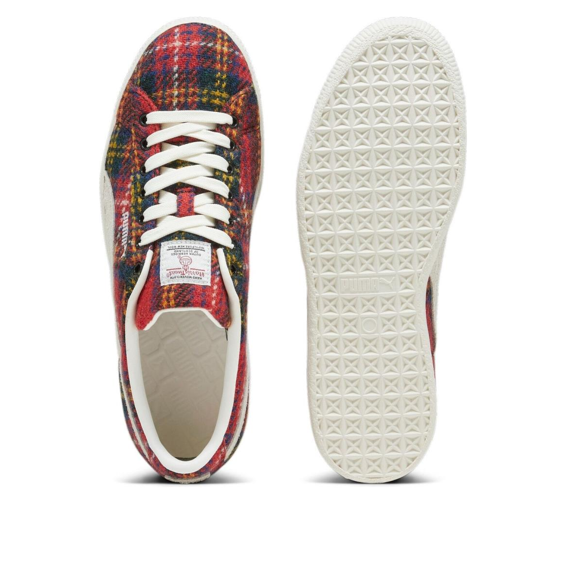 PUMA x Harris Tweed Suede Vintage 'Tartan Red' 393219-01