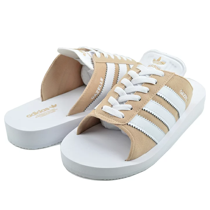 (WMNS) adidas Gazelle Beach Slides Asia Sizing 'Pink' JQ7422