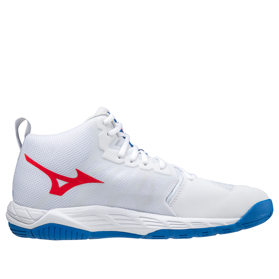 Mizuno Wave Supersonic 2 Mid 'White Red' V1GA204525