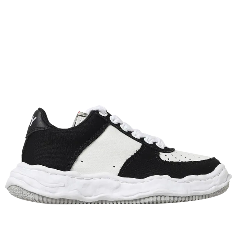 Maison MIHARA YASUHIRO Wayne OG Sole Canvas Low 'Black White' A10FW720-BLKWHT