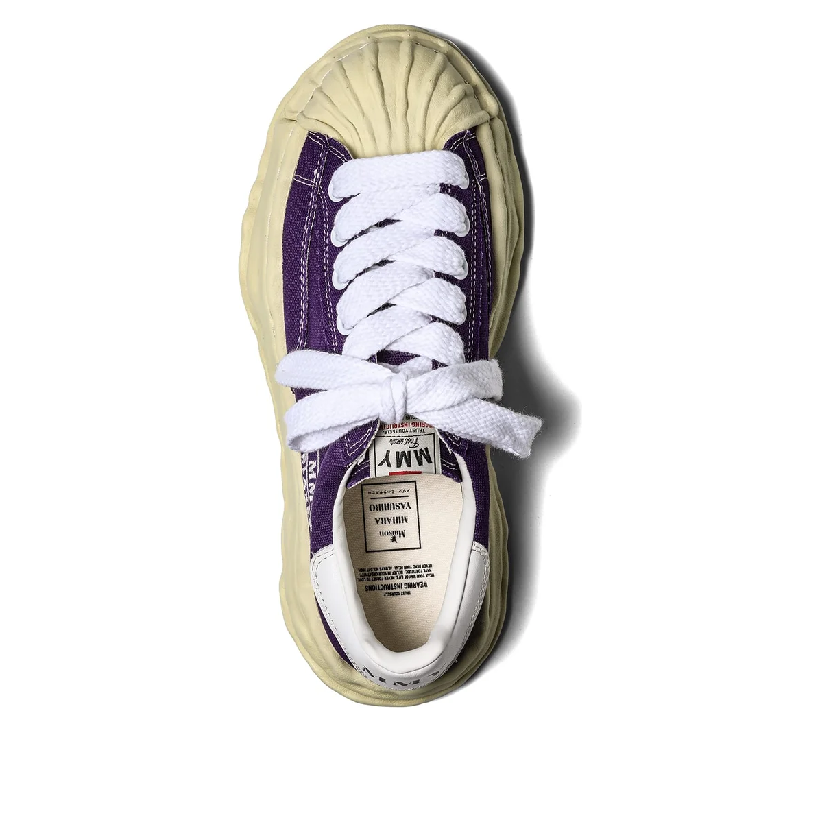 Maison MIHARA YASUHIRO Blakey VL OG Sole Canvas Low 'Purple' A09FW732-PURPLE