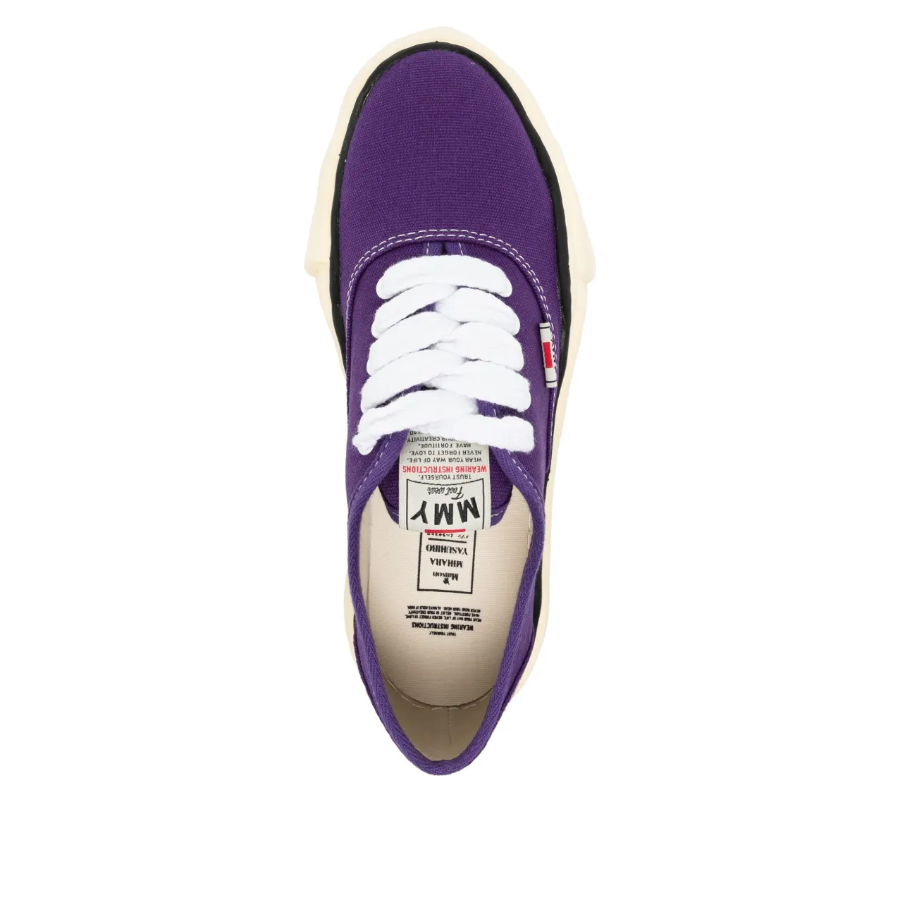 Maison MIHARA YASUHIRO Baker OG Sole OD Canvas Low 'Purple' A09FW735-PURPLE
