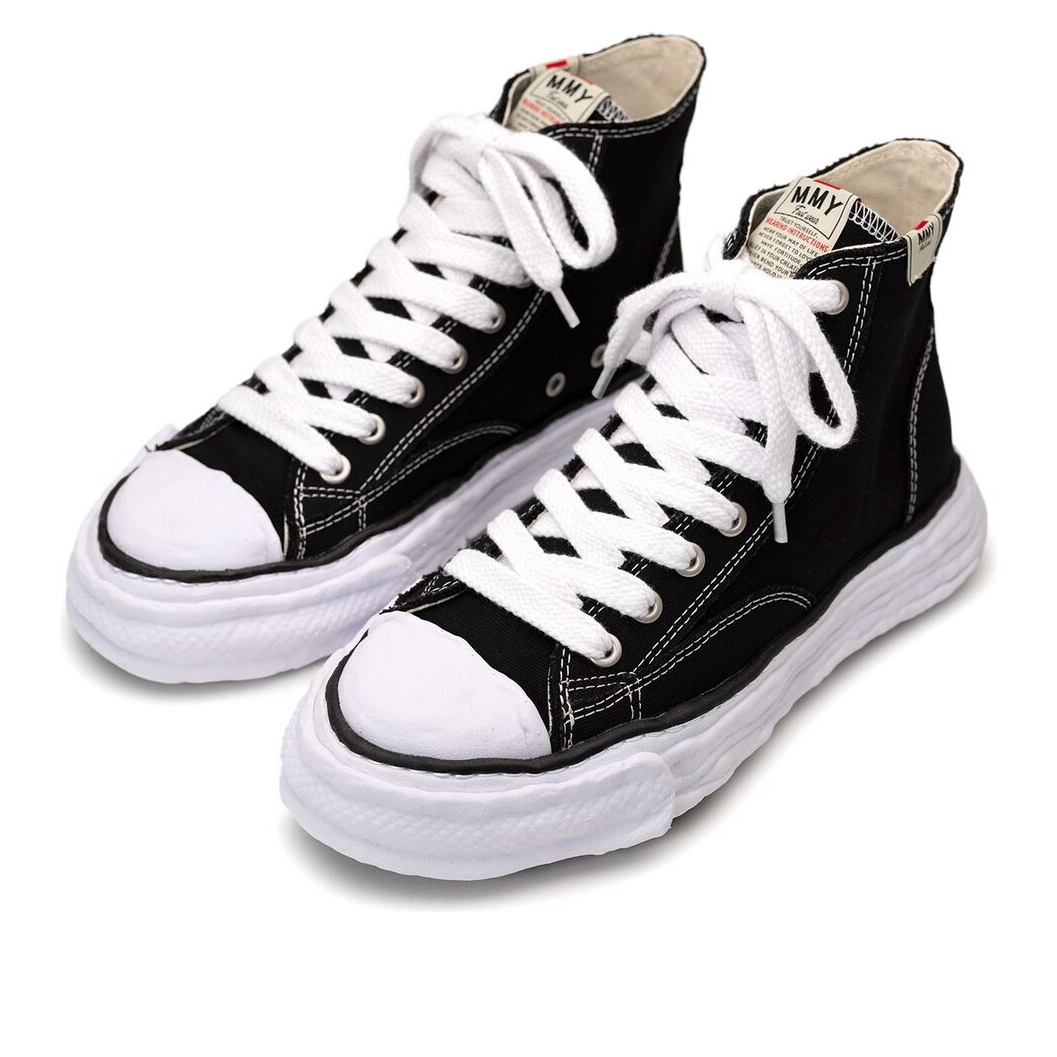 Maison MIHARA YASUHIRO Peterson23 OG Sole Canvas High 'Black' A11FW701-BLACK