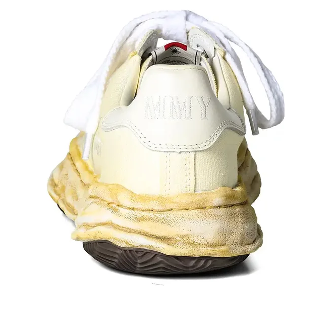 Maison MIHARA YASUHIRO Blakey OG Sole Canvas Over Dyed Low 'White' A12FW719-WHITE
