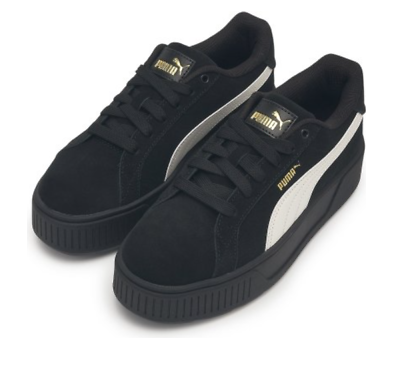 PUMA Karmen Suede Shoes 'Black' 384614-18