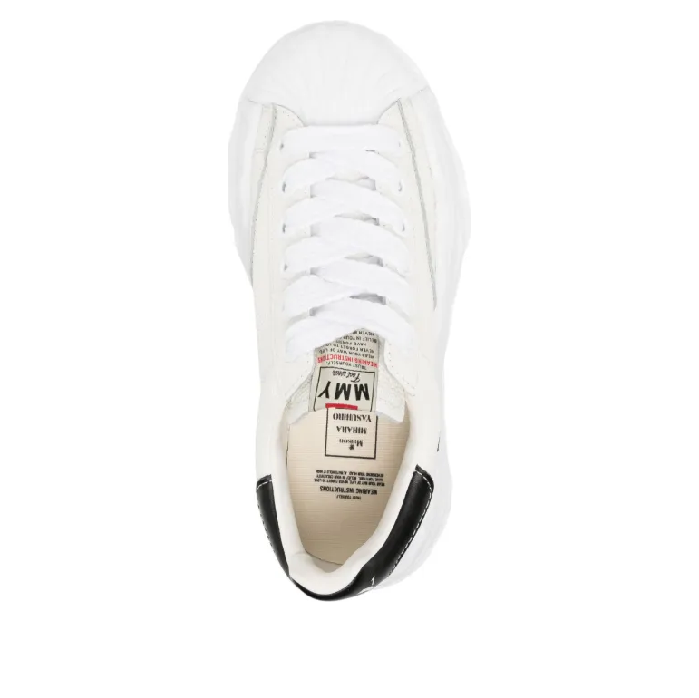 Maison MIHARA YASUHIRO Blakey OG Sole Embossed Leather Low 'White' A11FW717-WHITE