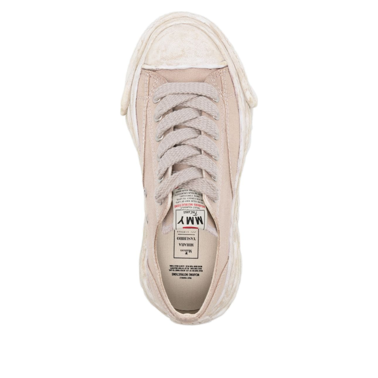 Maison MIHARA YASUHIRO Peterson23 OG Sole Over Dyed Canvas Low 'Brown' A12FW706-BROWN