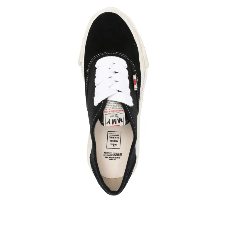 Maison MIHARA YASUHIRO Baker OG Sole Canvas Suede Low 'Black' A12FW729-BLK