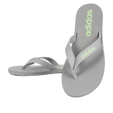 adidas Eezay Flip-Flops Asia Sizing 'Grey Green Spark' IF0813