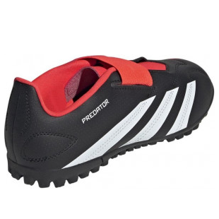 (GS) adidas Predator 24 Club Velcro TF 'Core Black Solar Red' IG5430