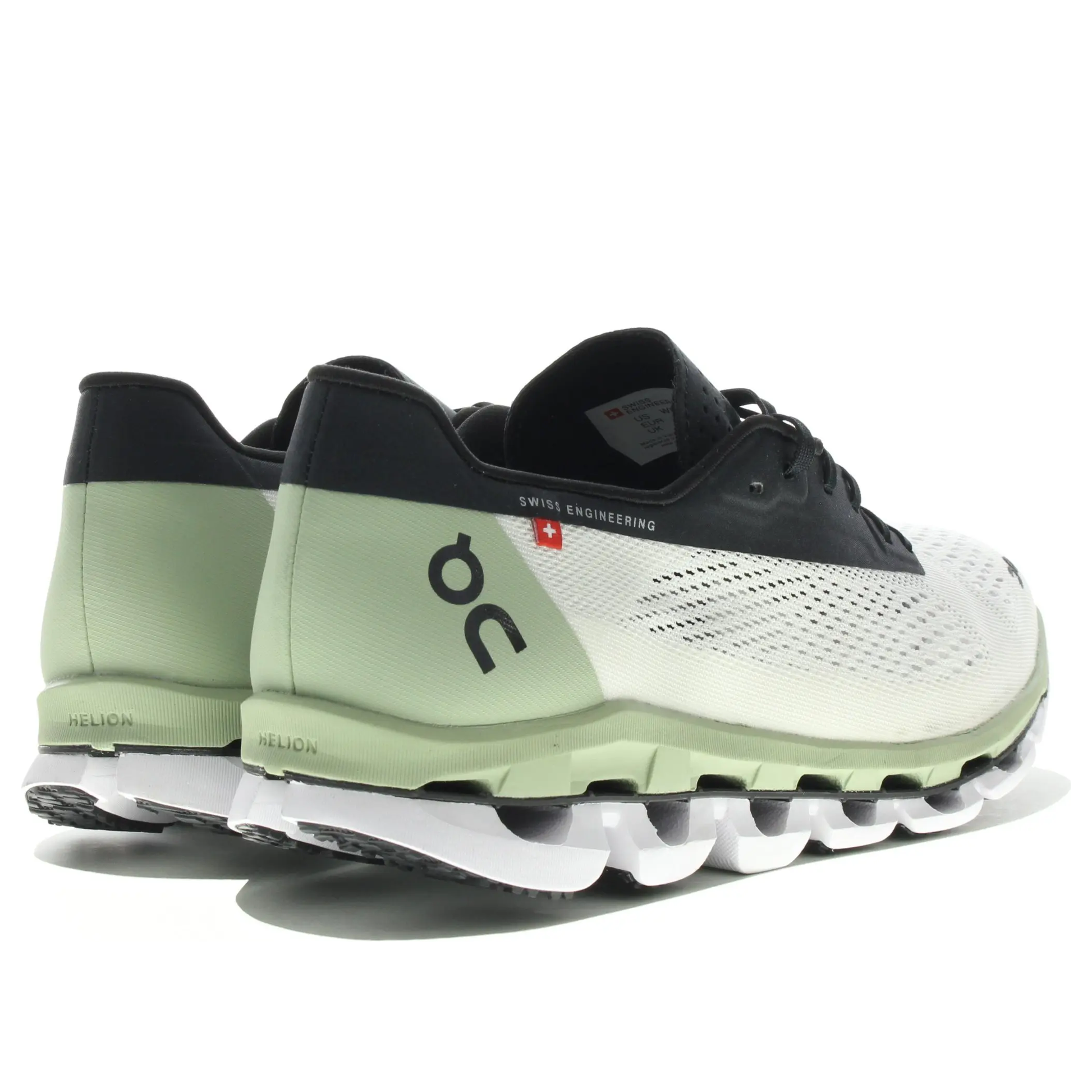 (WMNS) On Running Cloudboom 'White Black Green' 37.99639