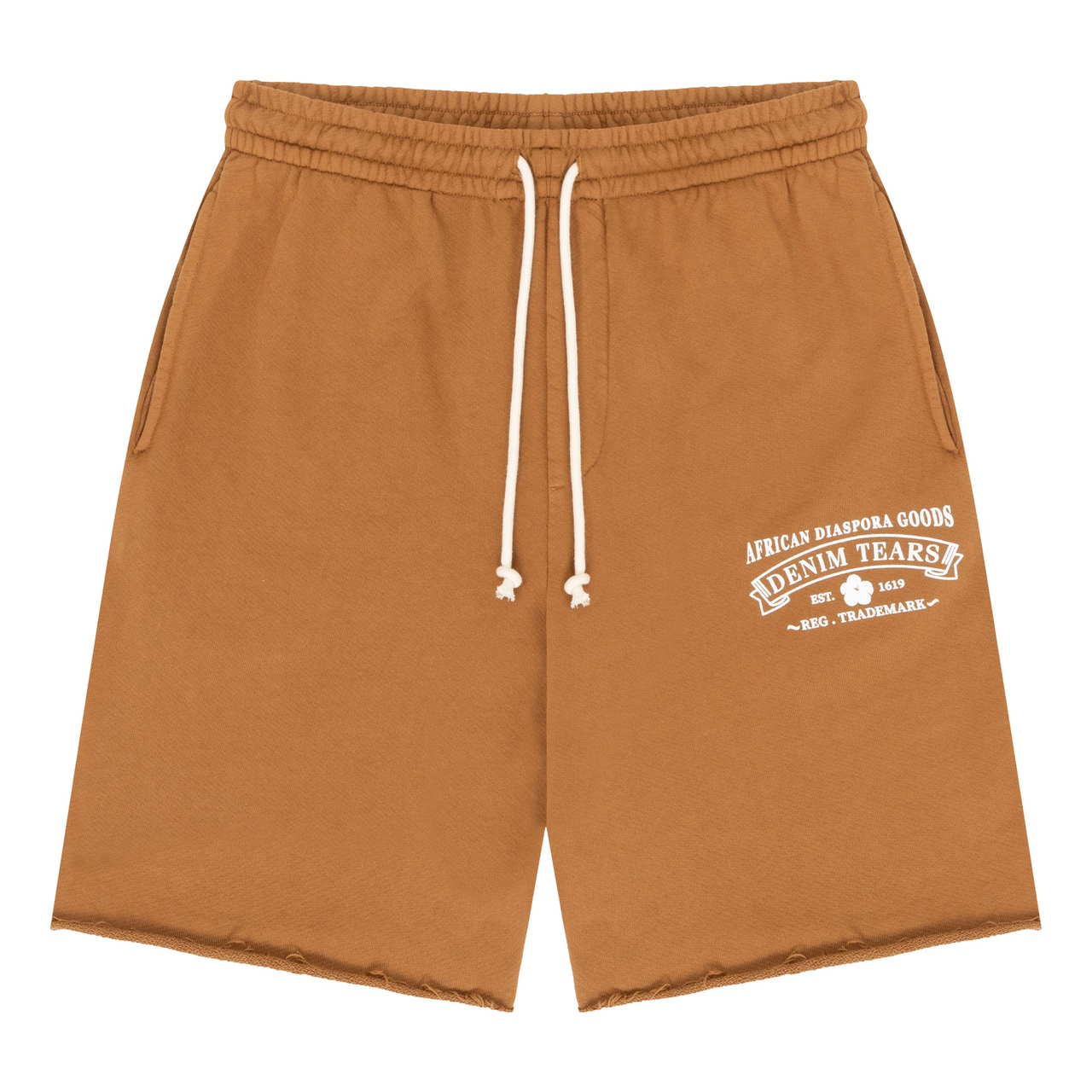 Denim Tears ADG Sweatshorts 'Washed Brown' DT-ADG-SS-BR