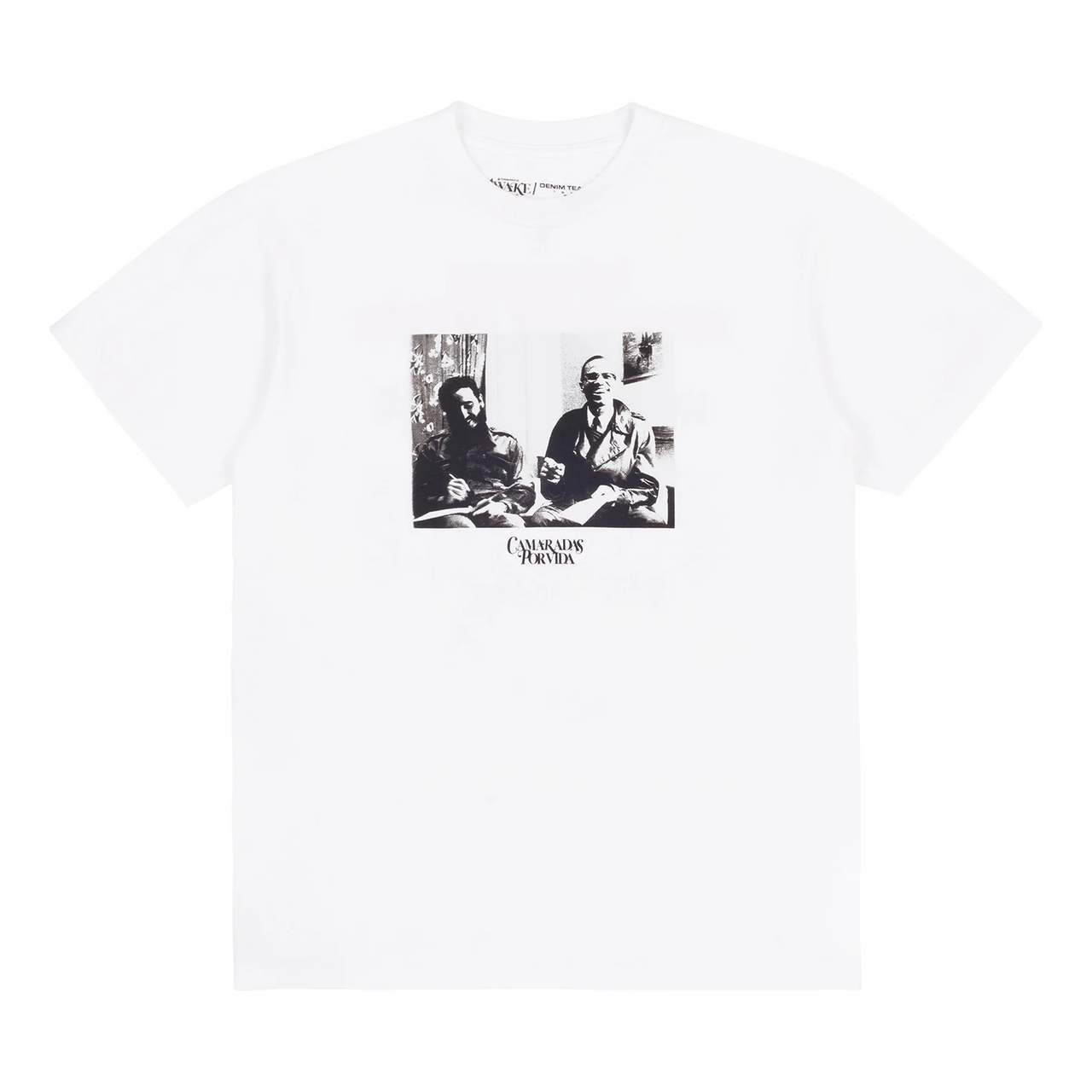 Denim Tears x Awake NYC Camararadas Por Vida T-Shirt 'White' DT-AWK-T-W