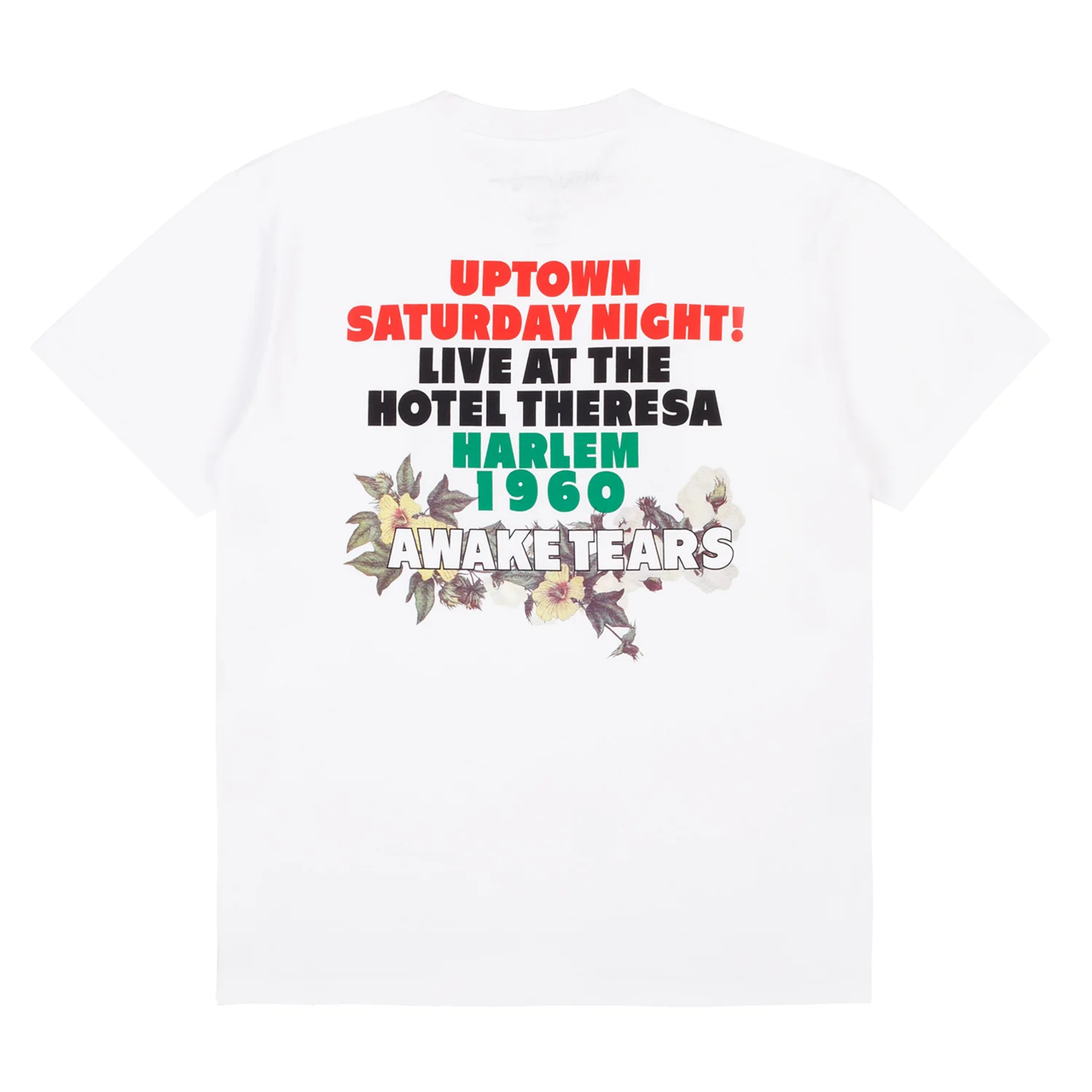 Denim Tears x Awake NYC Camararadas Por Vida T-Shirt 'White' DT-AWK-T-W